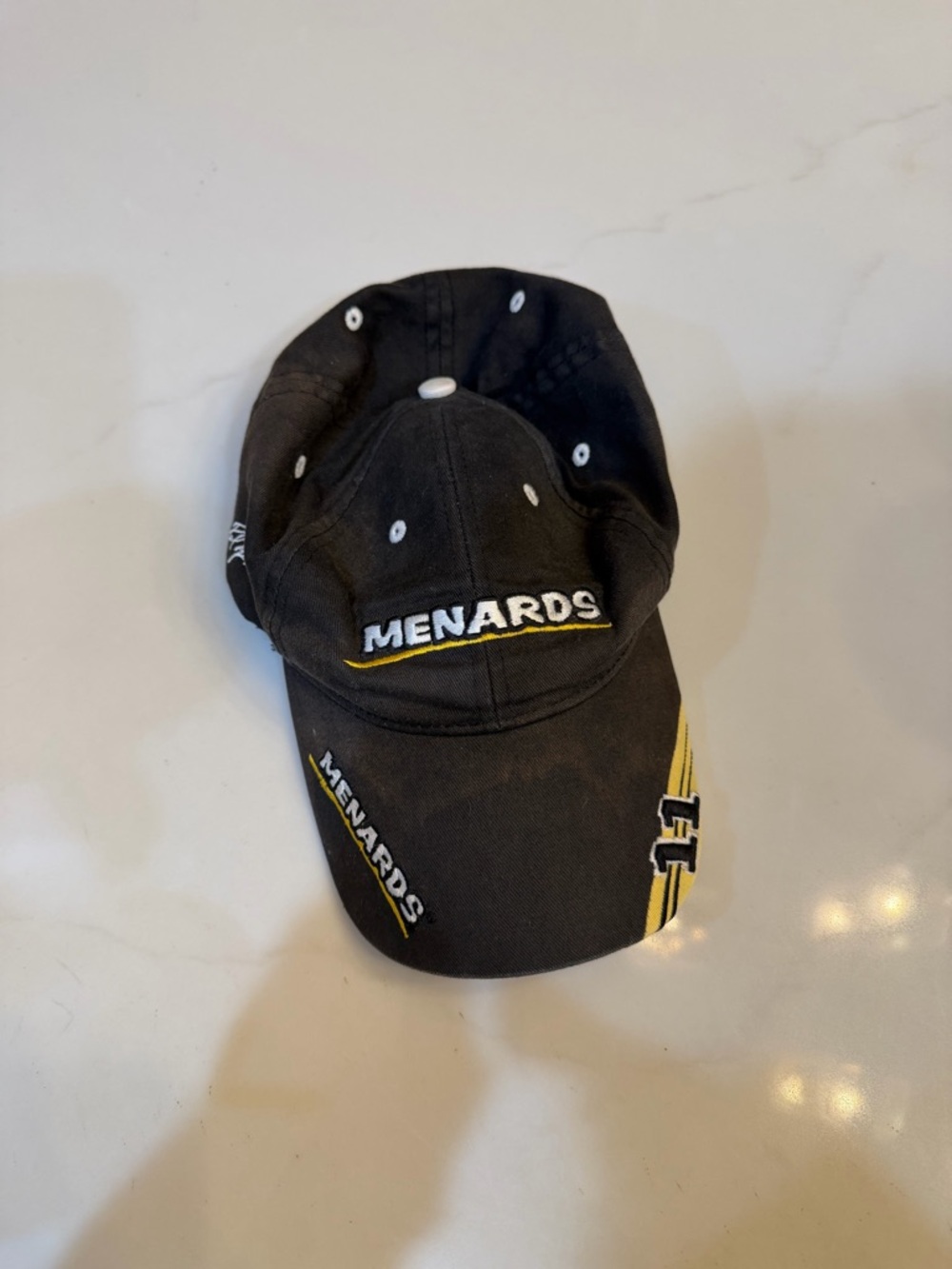 Black & Yellow Logo Baseball Cap